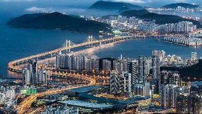 Gwangan cây cầu trên biển Gwangalli dài nhất Hàn Quốc