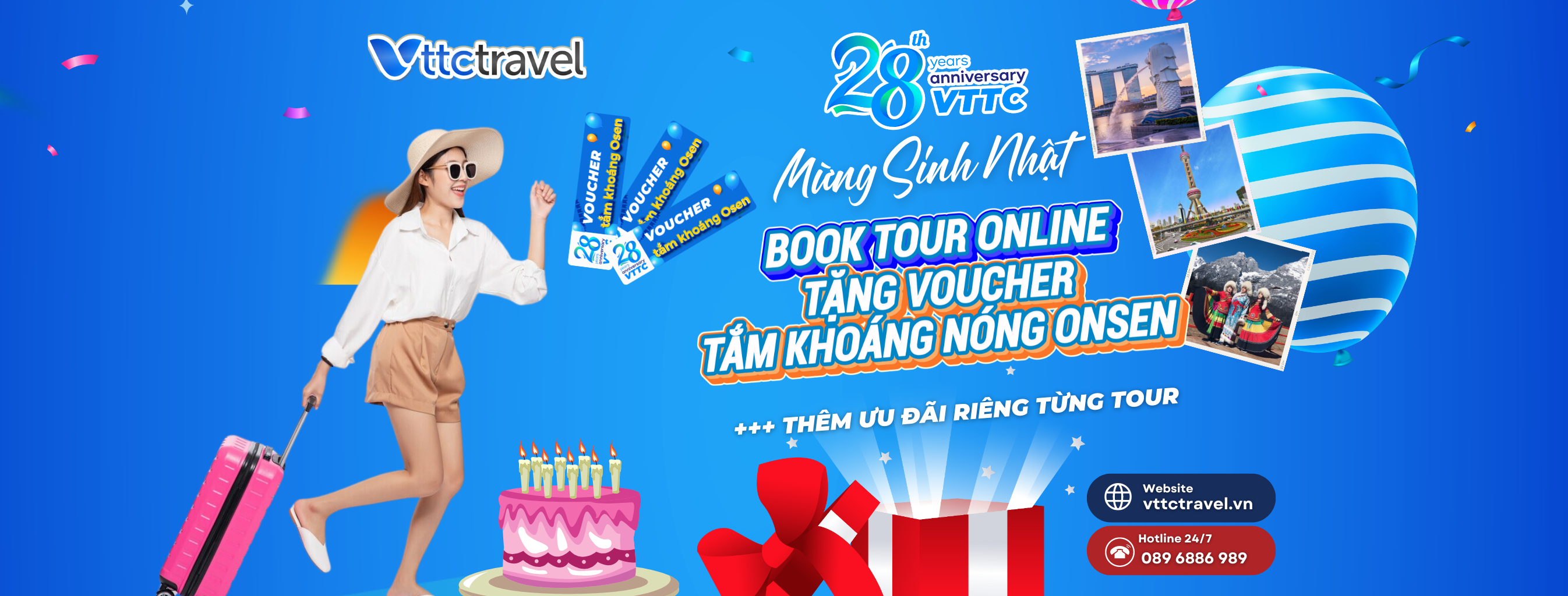 Banner Mừng sinh nhật VTTC 28 năm